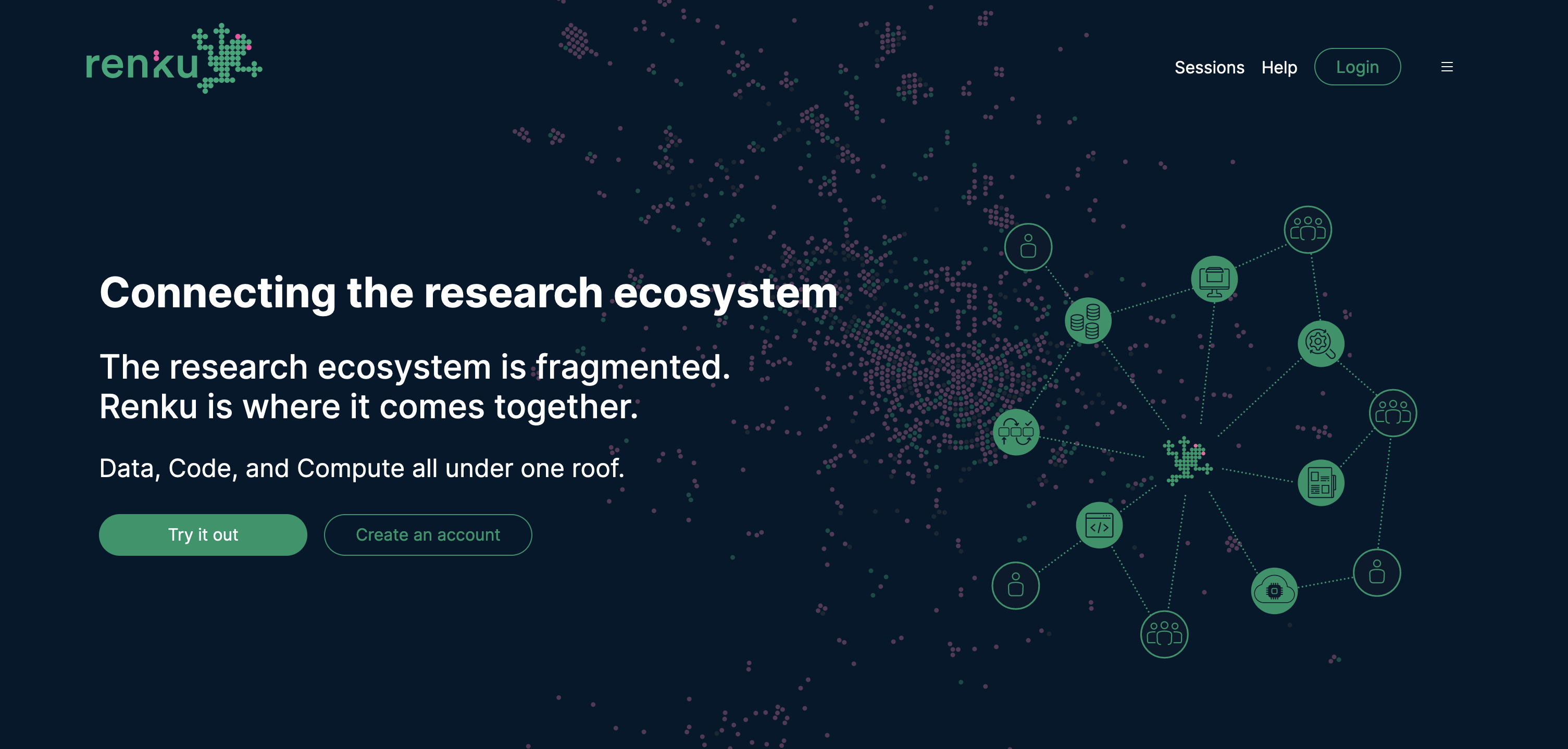 An instance of Renku open to everyone: https://renkulab.io